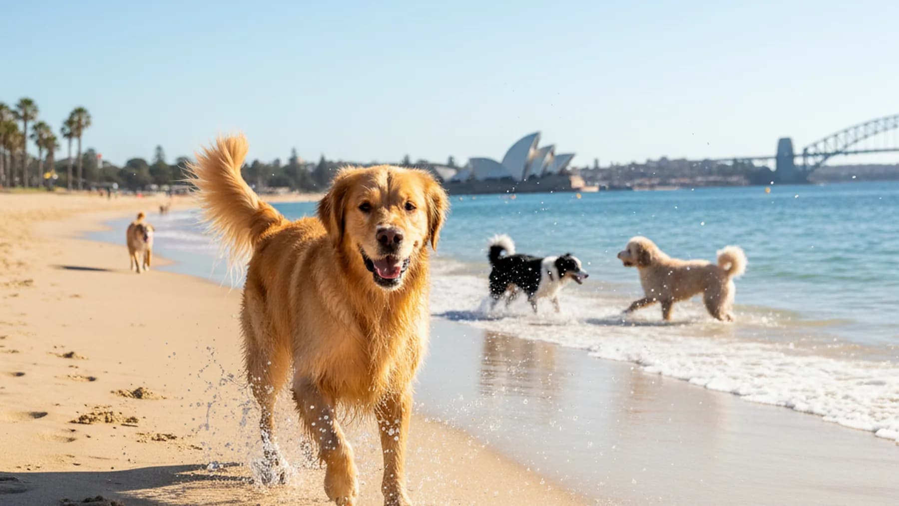 Bãi Biển Cho Cún Ở Sydney: Địa Điểm Thả Chó Tắm Biển An Toàn