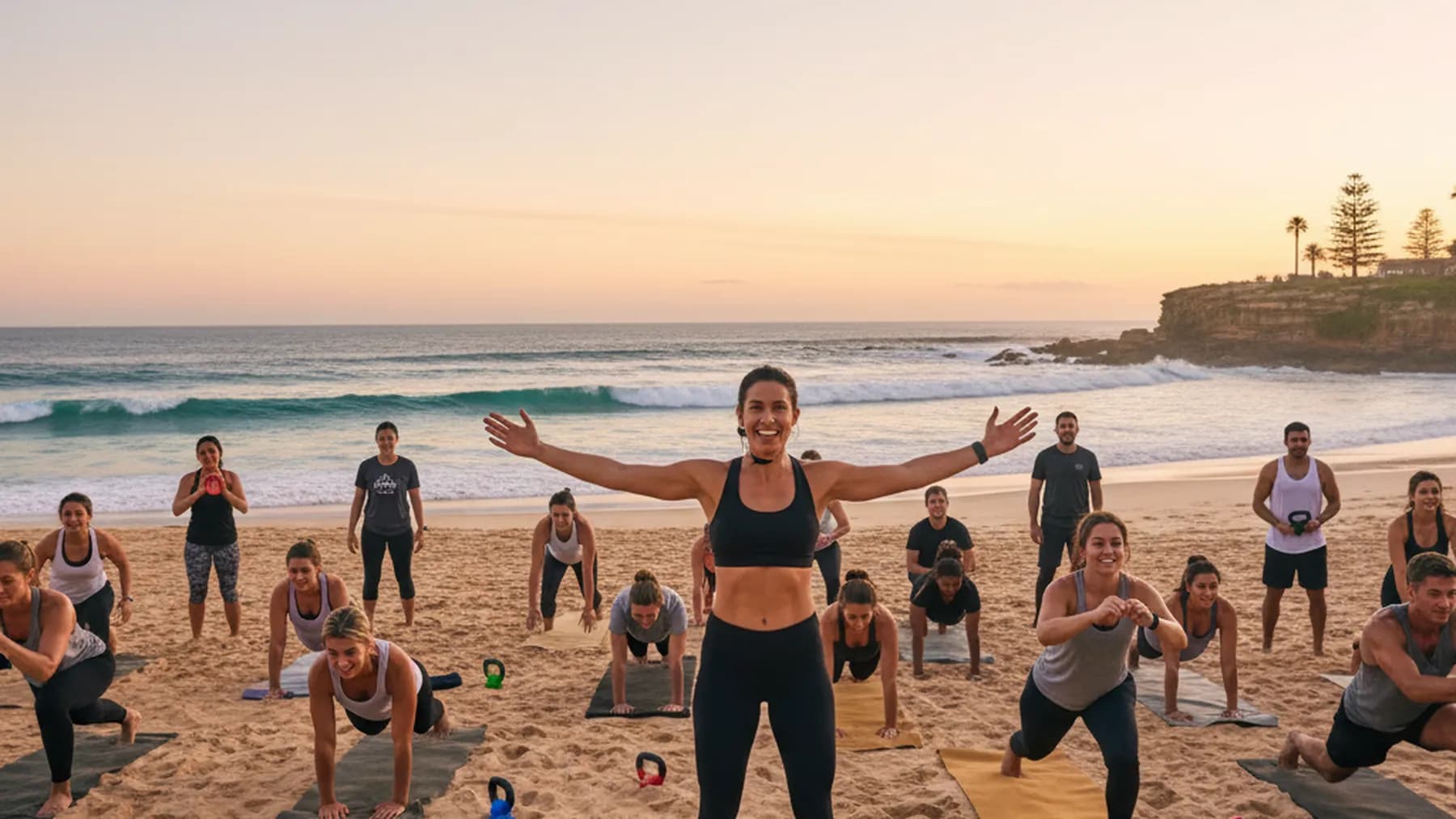 Fitness & Wellness Ven Biển Sydney: Từ Ocean Pool Đến Lớp Bootcamp