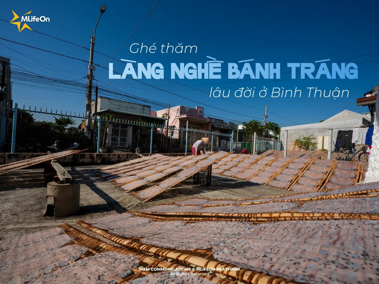 GHÉ THĂM LÀNG NGHỀ BÁNH TRÁNG LÂU ĐỜI Ở BÌNH THUẬN