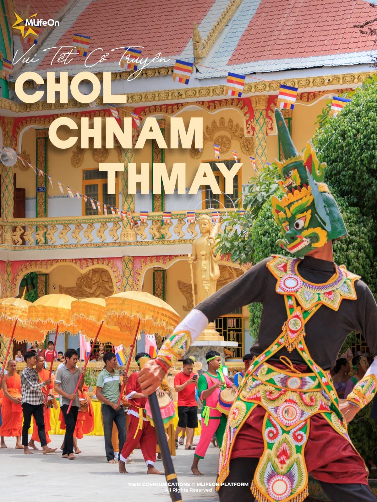 VISIT TAY NINH - CELEBRATE THE CHOL CHNAM THMAY FESTIVAL