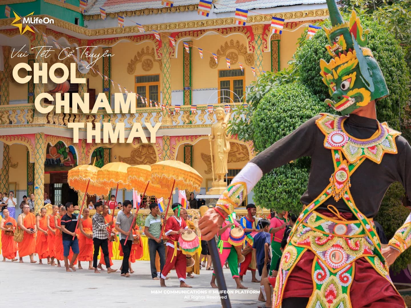 VISIT TAY NINH - CELEBRATE THE CHOL CHNAM THMAY FESTIVAL