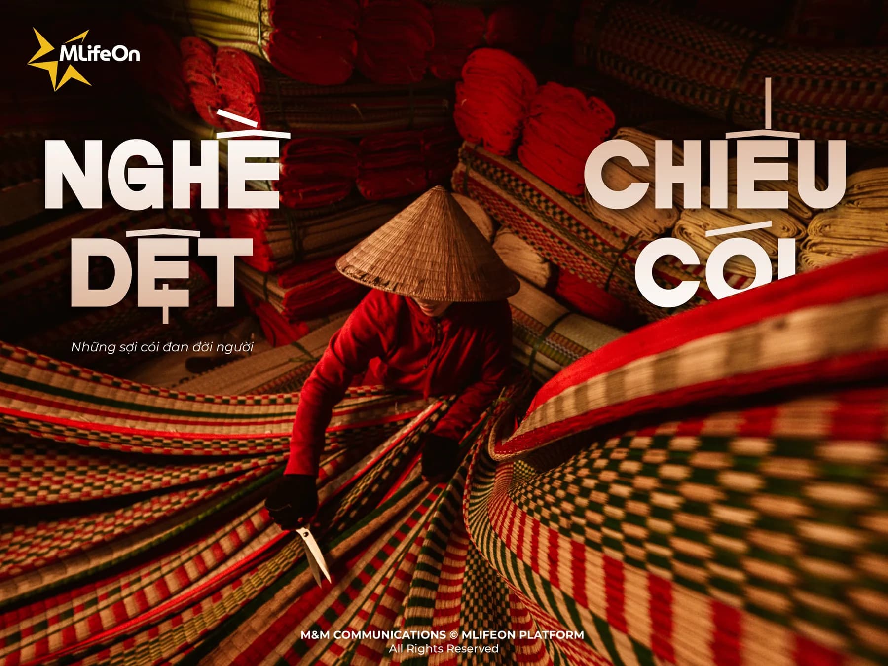 NGHỀ DỆT CHIẾU CÓI - NHỮNG SỢI CÓI ĐAN ĐỜI NGƯỜI