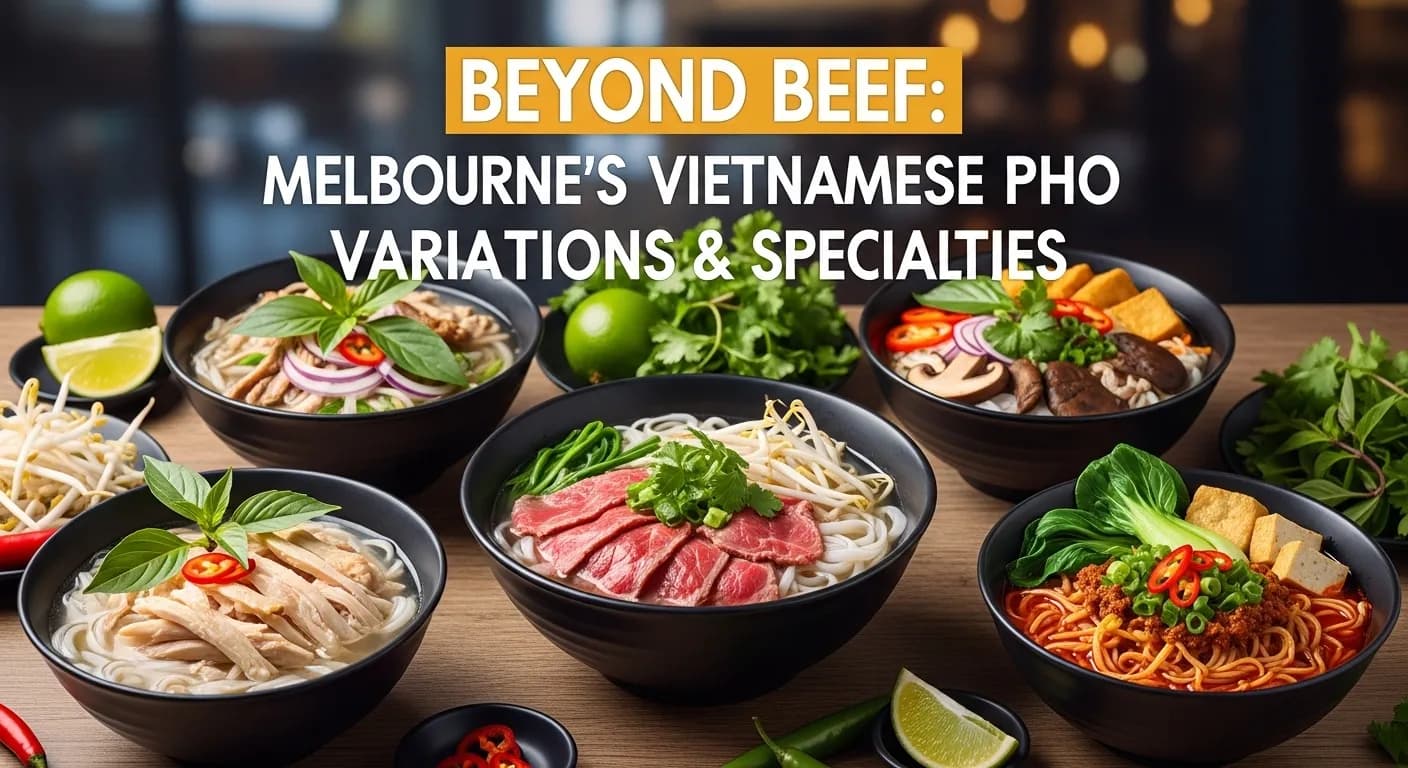 Beyond Beef: Melbourne's Diverse Vietnamese Pho Variations & Specialties
