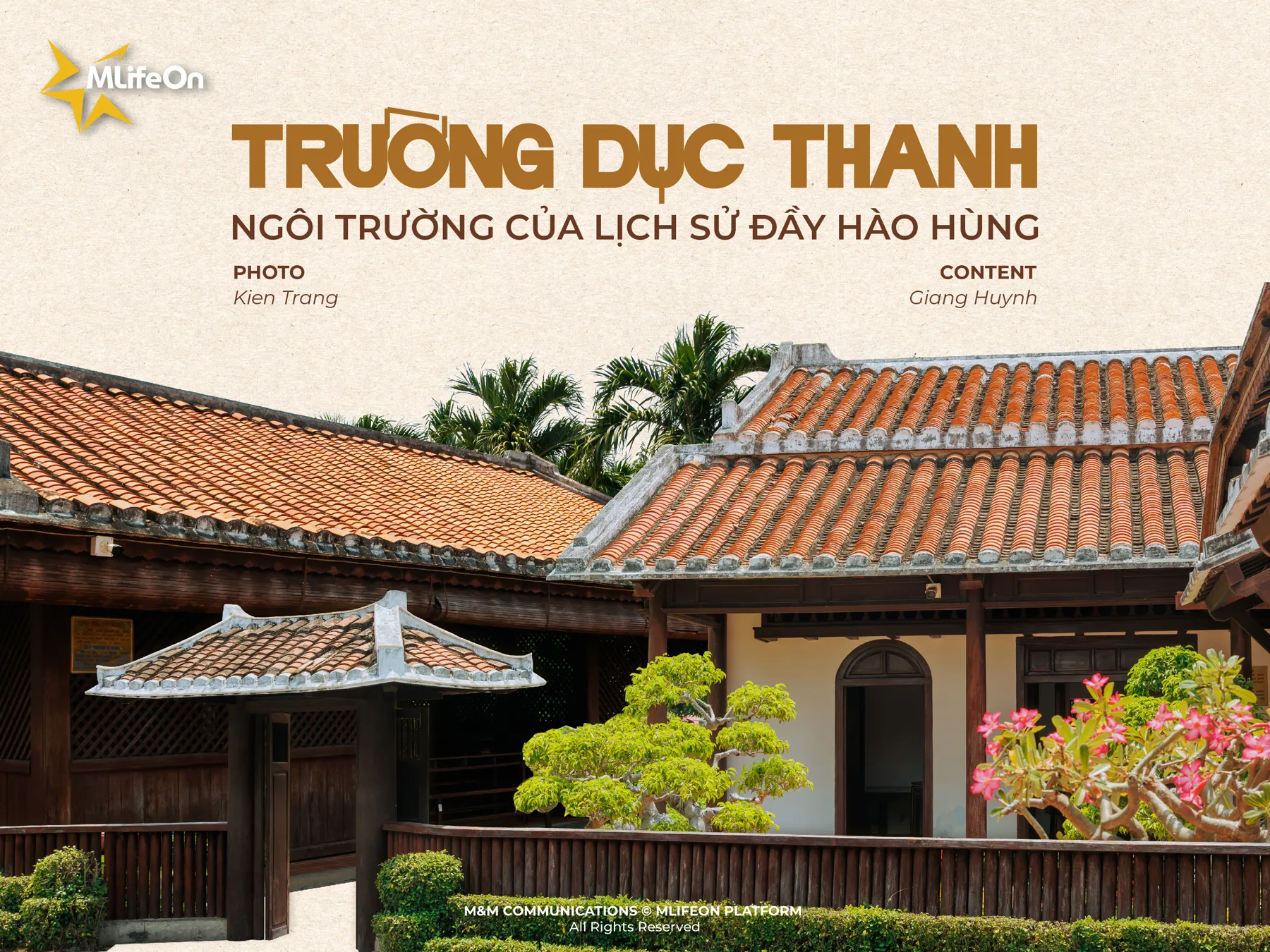 ÉCOLE DUC THANH - L'ÉCOLE D'UNE HISTOIRE HÉROÏQUE