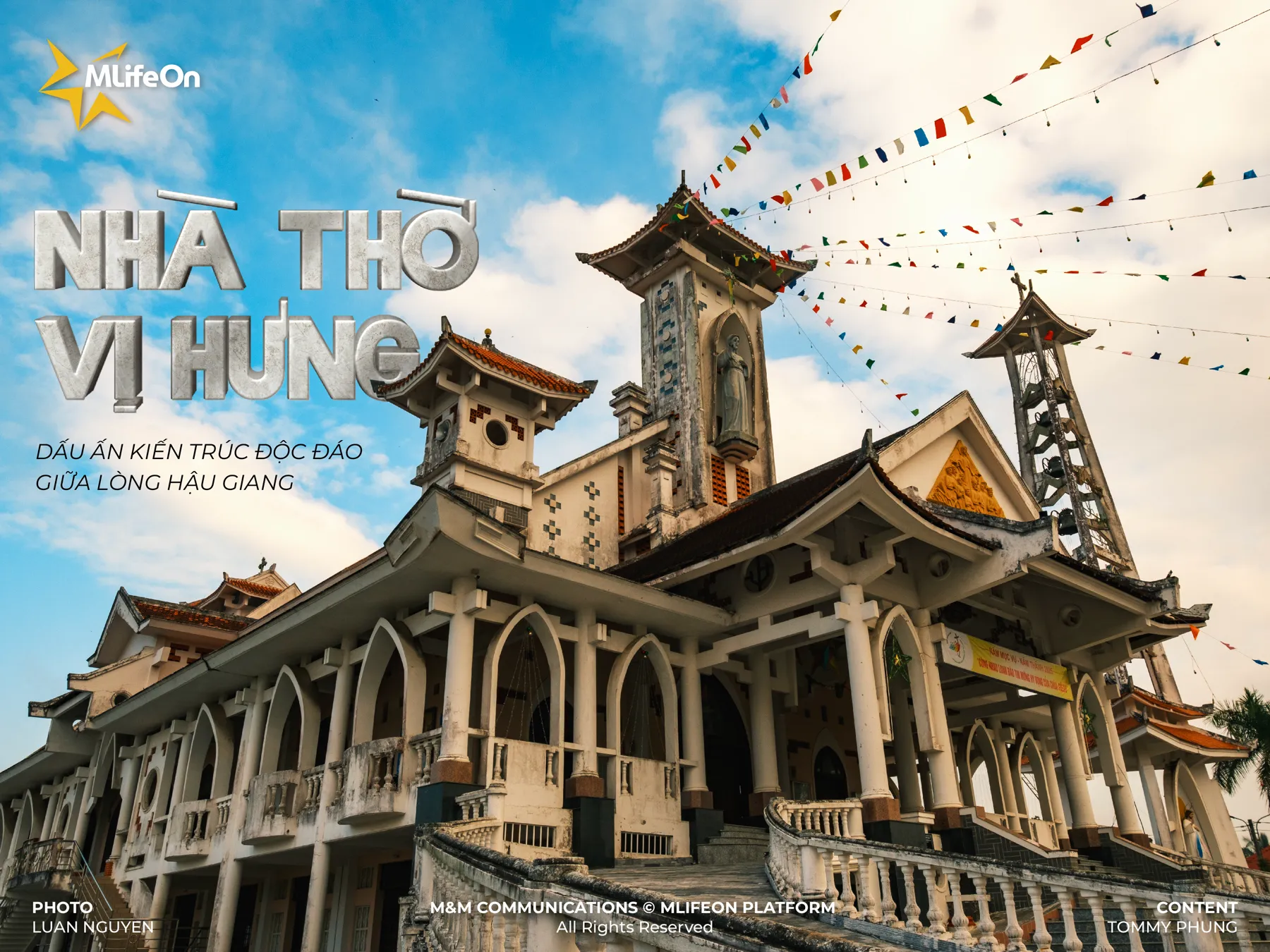 ÉGLISE VI HUNG - UN MONUMENT ARCHITECTURAL UNIQUE AU CŒUR DE HAU GIANG