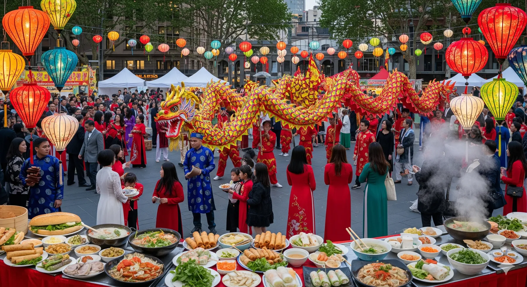 在墨尔本庆祝越南新年（Tet）：活动与传统指南