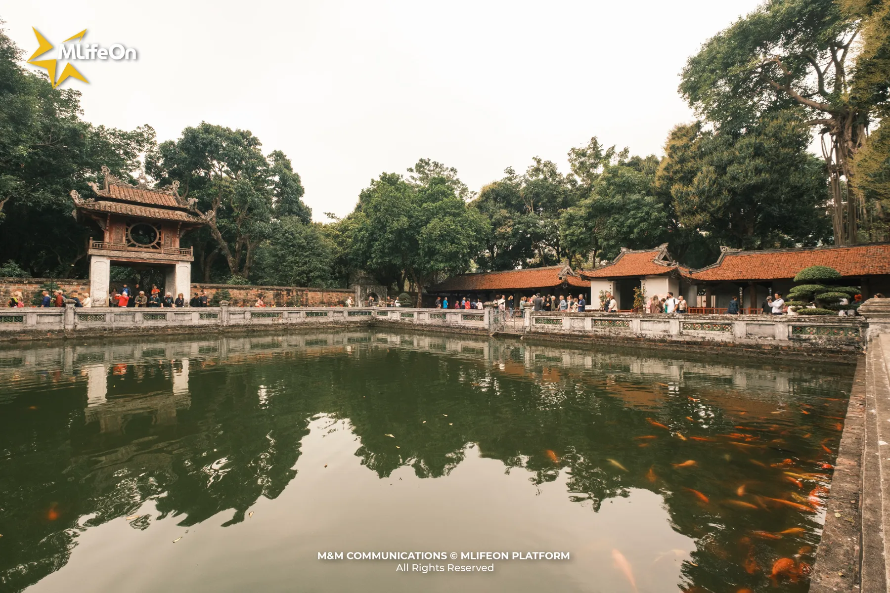 Hồ Văn, nơi tĩnh tại để mỗi người lắng lại giữa hành trình khám phá không gian di sản.