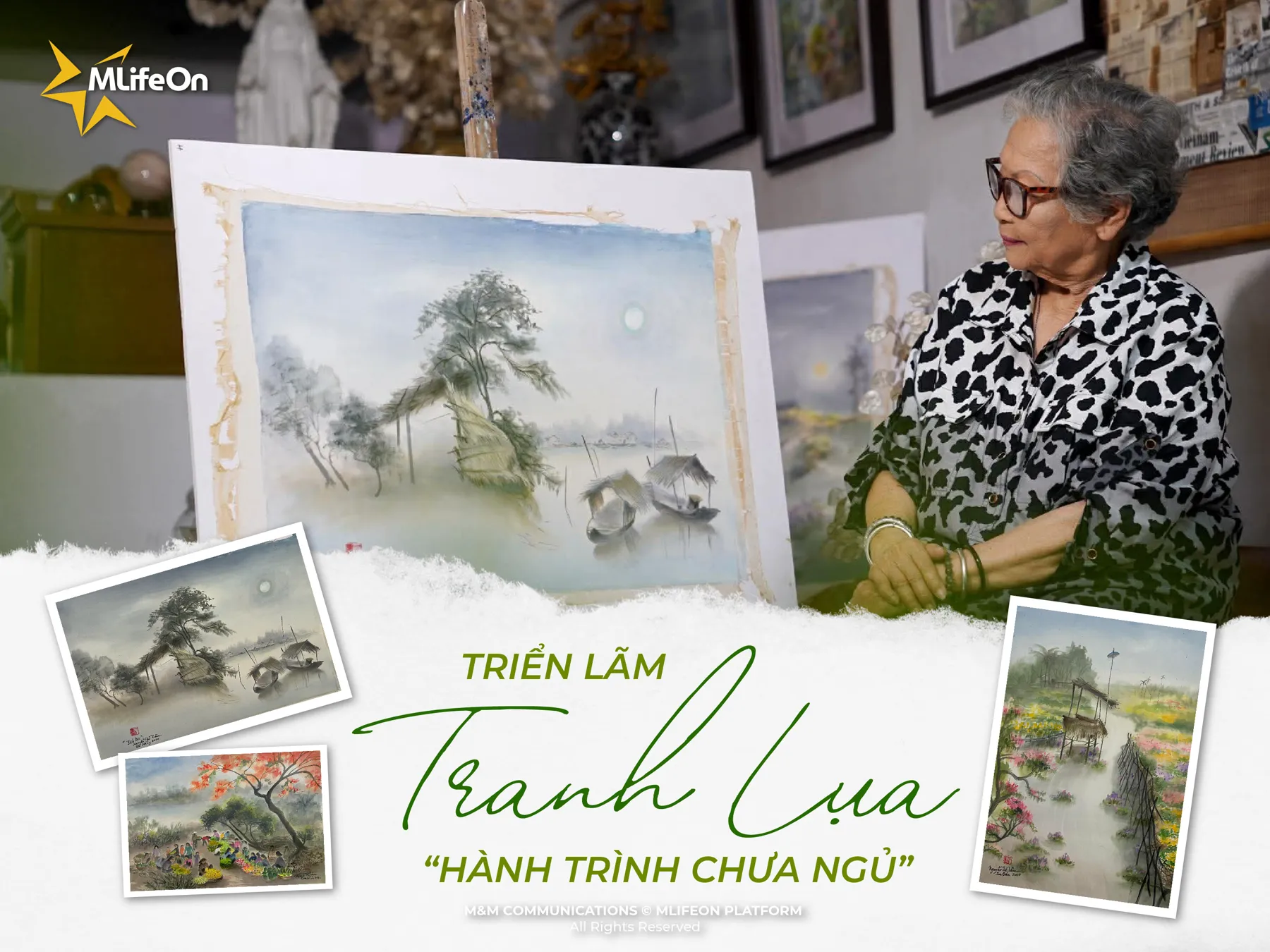 丝绸画展 —— 艺术家 NGUYEN THI TAM 作品展 “未完的旅程”