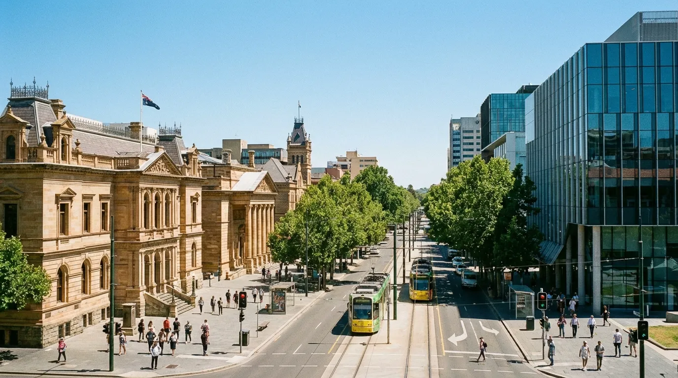 North Terrace Vén Màn: Đại lộ Tráng lệ của Adelaide – Nơi hội tụ Lịch sử, Văn hóa và Những Câu chuyện Trường tồn