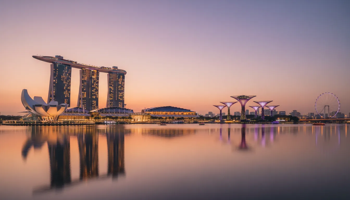 Cẩm nang khám phá các địa danh nổi tiếng Singapore về đêm: Nơi ánh đèn neon hòa quyện cùng thiên nhiên và lịch sử.
