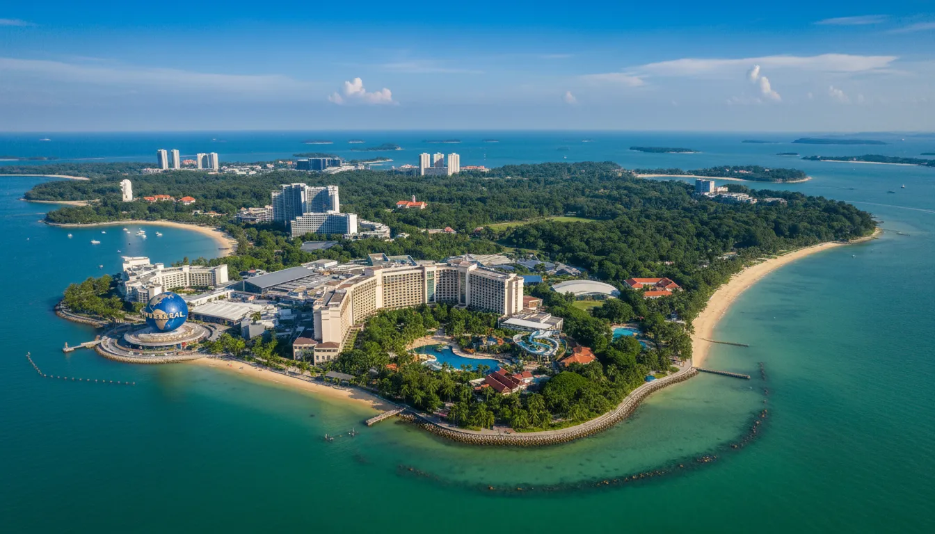 Monuments célèbres de Singapour : À la découverte de l'île de Sentosa