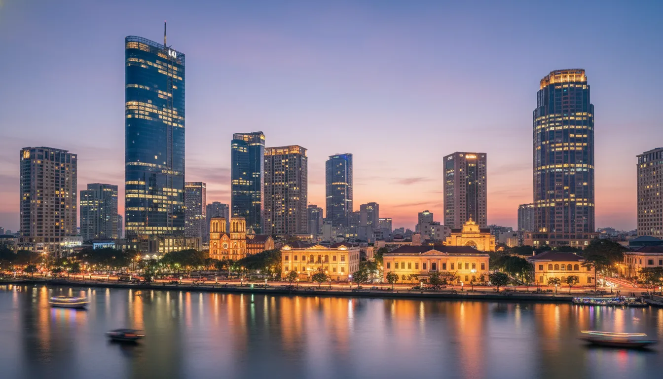 Image: A panoramic view of Ho Chi Minh City