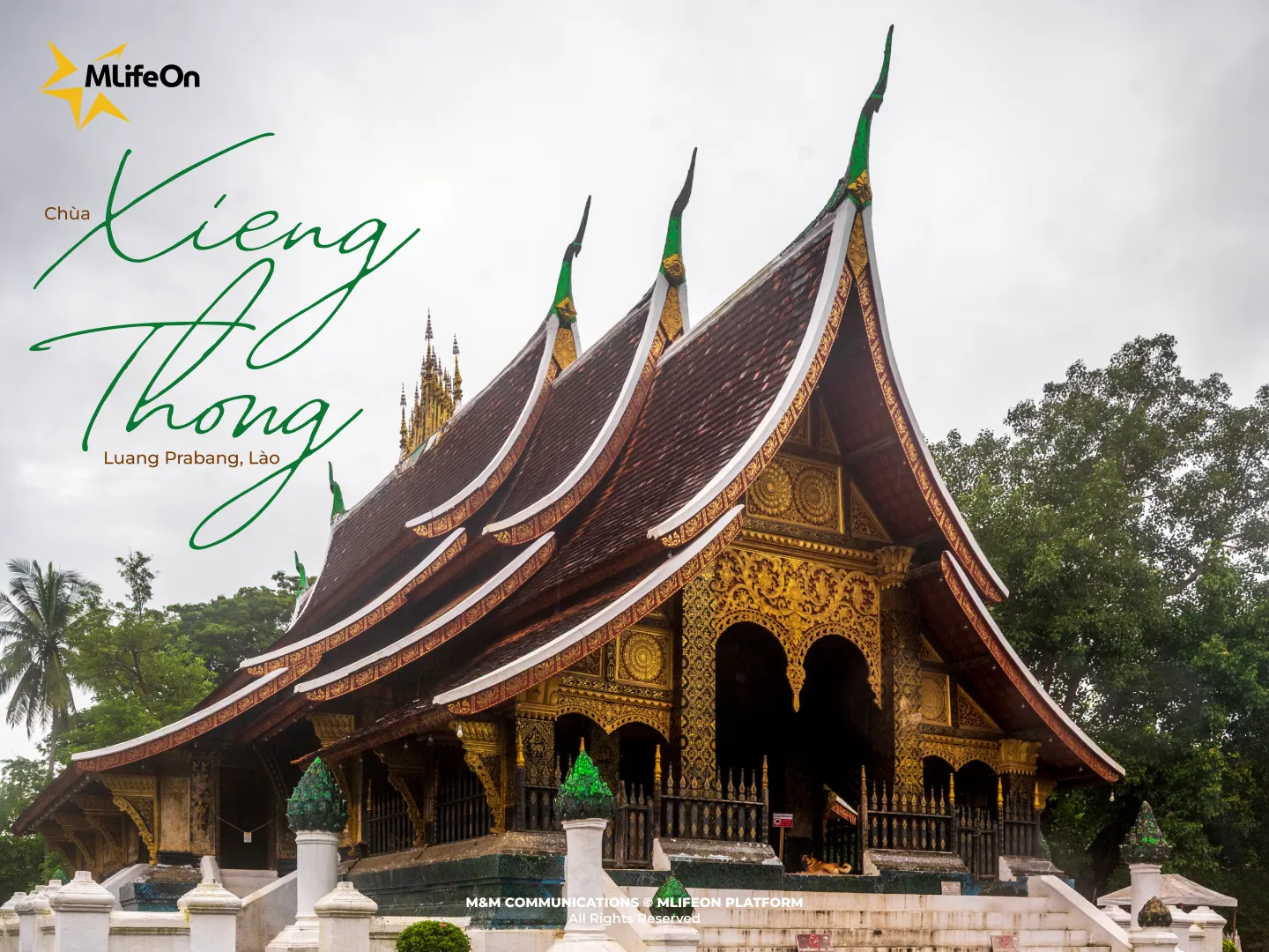 VISITE DU TEMPLE XIENG THONG - UN TEMPLE ANCIEN SACRÉ À LUANG PRABANG, LAOS